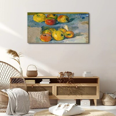 Still life with apples Canvas print