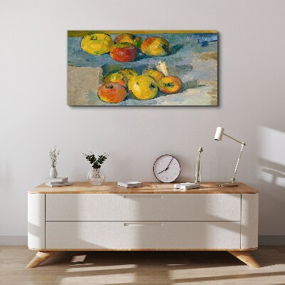 Still life with apples Canvas print