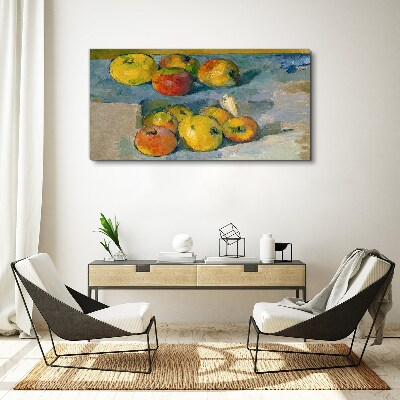 Still life with apples Canvas print