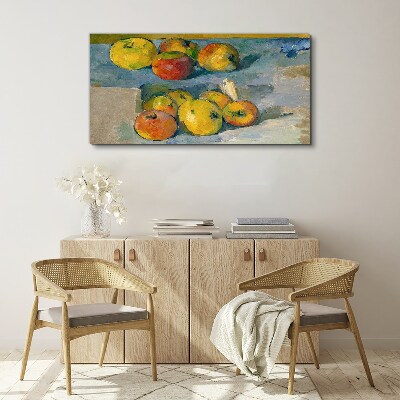 Still life with apples Canvas print