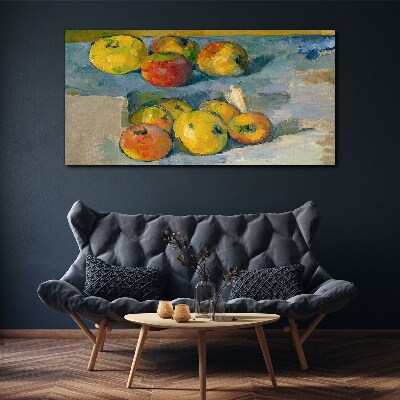 Still life with apples Canvas print