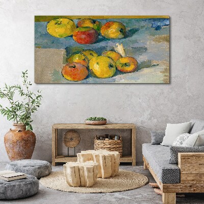Still life with apples Canvas print