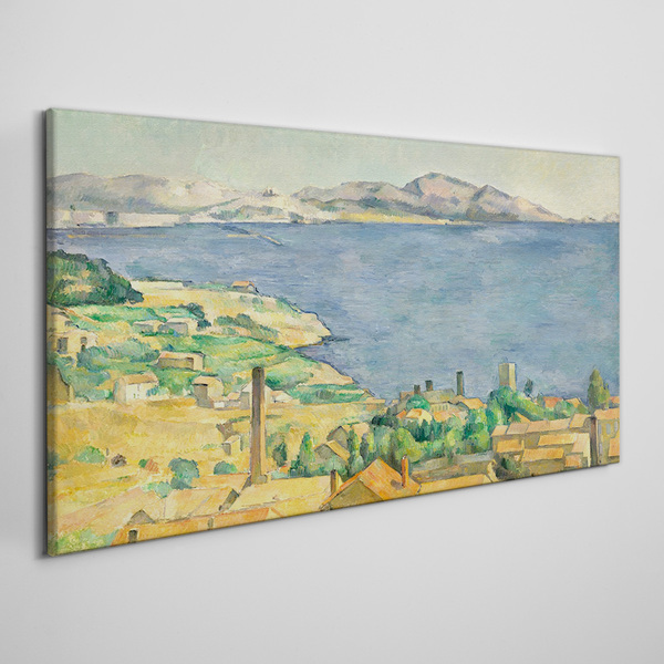 Sea and landscape view Canvas print