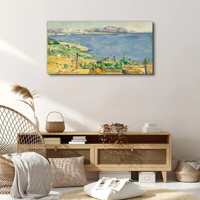 Bay water landscape Canvas print