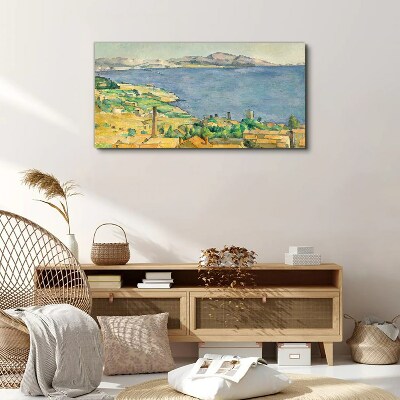 Sea and landscape view Canvas print