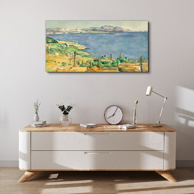 Sea and landscape view Canvas print
