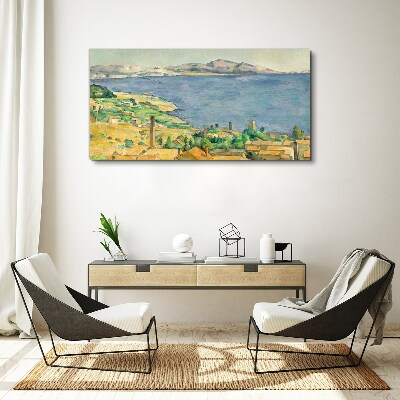 Sea and landscape view Canvas print