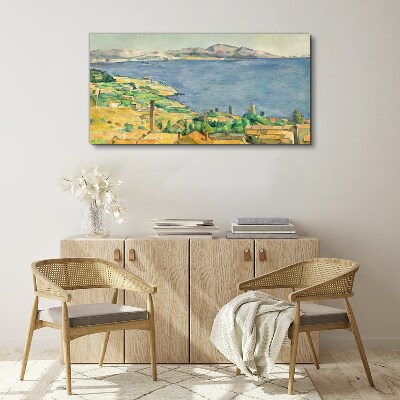 Sea and landscape view Canvas print