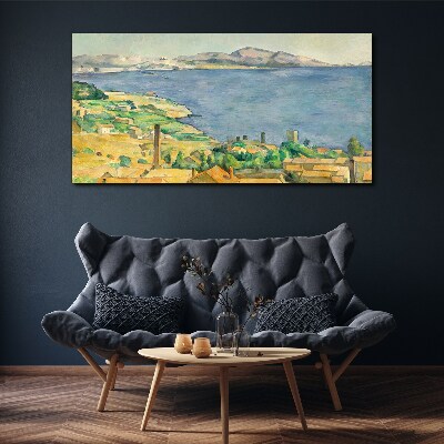 Sea and landscape view Canvas print