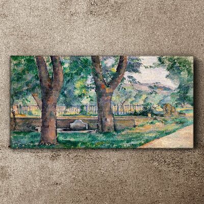 Forest trees nature Canvas print