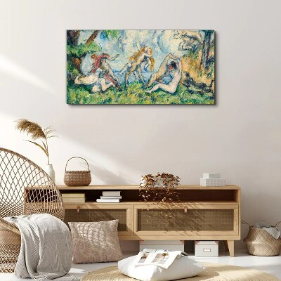 A scene from mythology Canvas print
