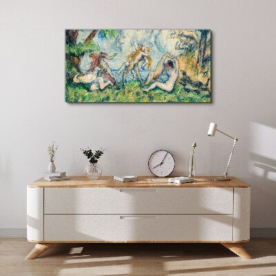 A scene from mythology Canvas print