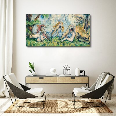 A scene from mythology Canvas print