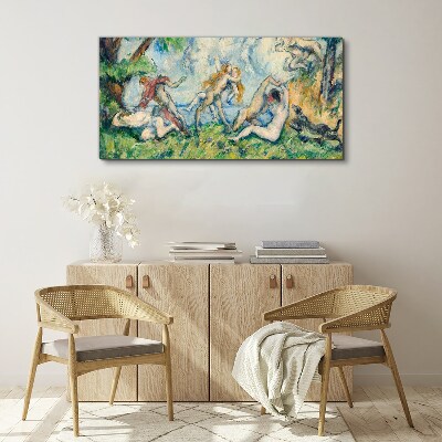 A scene from mythology Canvas print