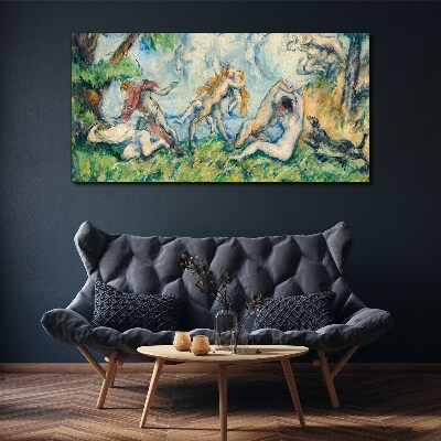 A scene from mythology Canvas print