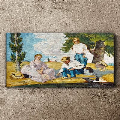 Summer afternoon in the countryside Canvas print