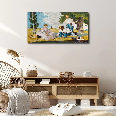 Summer afternoon in the countryside Canvas print