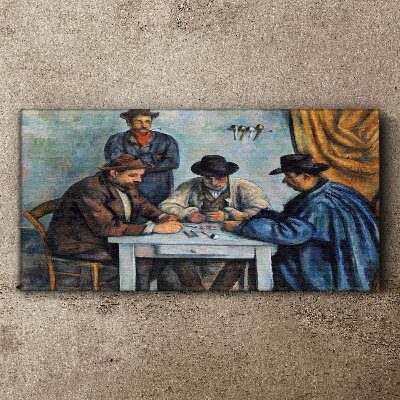 Playing cards painting Canvas print