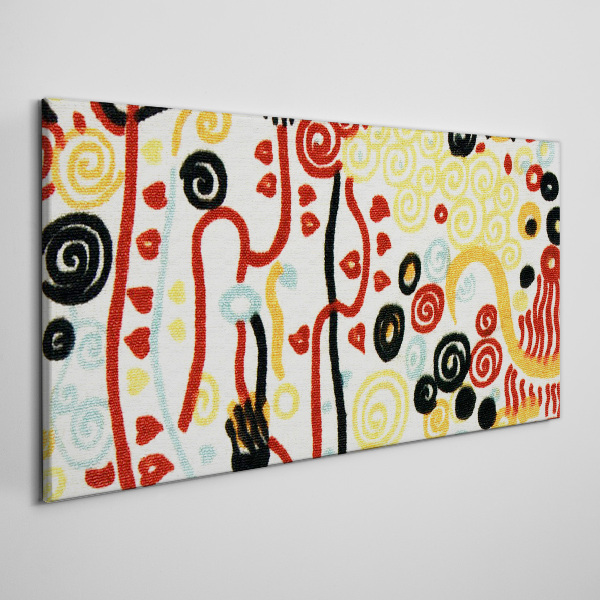 Abstraction gustav klimt Canvas print