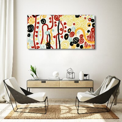 The colors of nature and emotions Canvas print