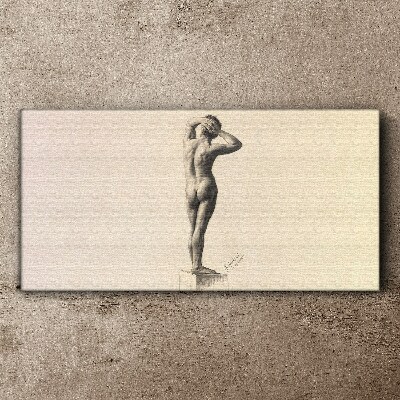 Figure in motion Canvas print