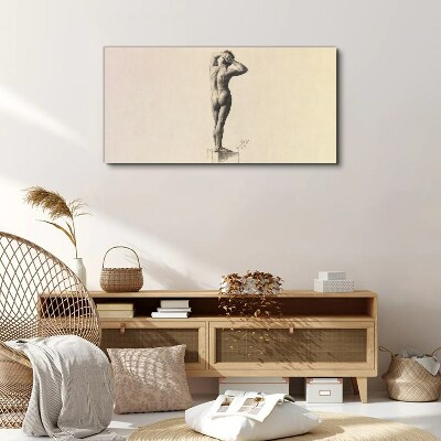 Figure in motion Canvas print