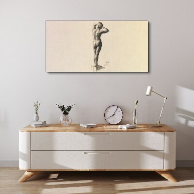 Figure in motion Canvas print