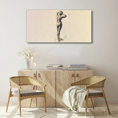 Figure in motion Canvas print