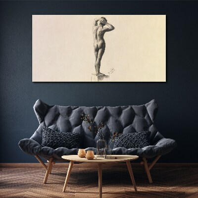 Figure in motion Canvas print