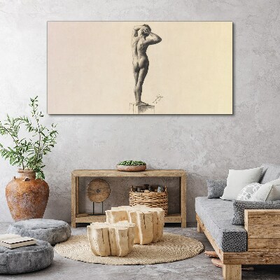 Figure in motion Canvas print