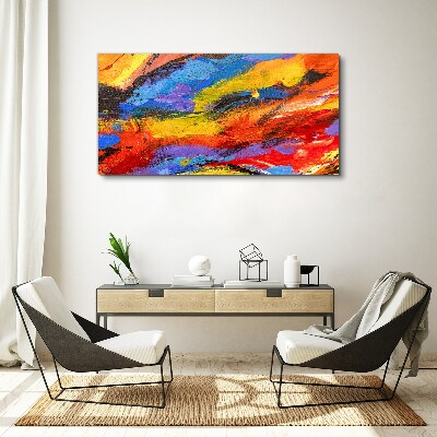 Painting abstraction Canvas print