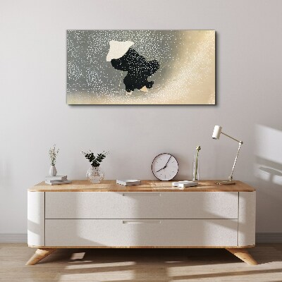 Winter Longing Canvas print