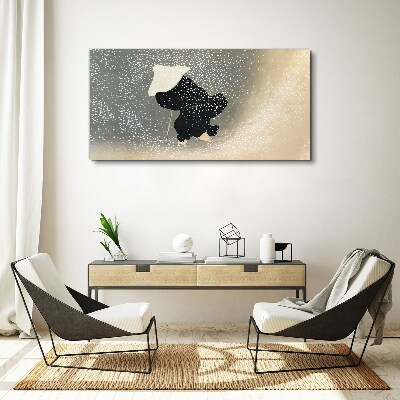 Winter Longing Canvas print