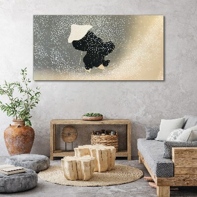 Winter Longing Canvas print