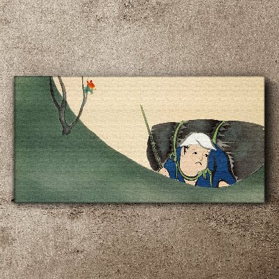 Lost in the green Canvas print