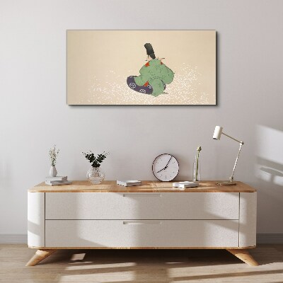 The charm of Japanese tradition Canvas print