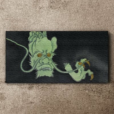 Dragon in the Dark Canvas print