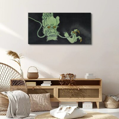 Dragon in the Dark Canvas print