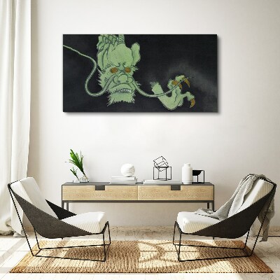 Dragon in the Dark Canvas print