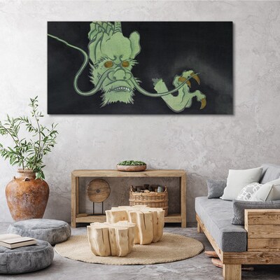 Abstract dragon Canvas print