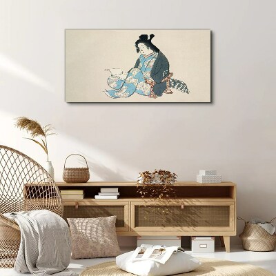 Silence and reflection Canvas print