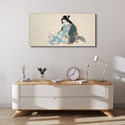 Silence and reflection Canvas print