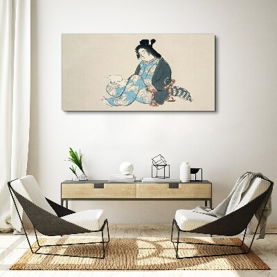 Silence and reflection Canvas print