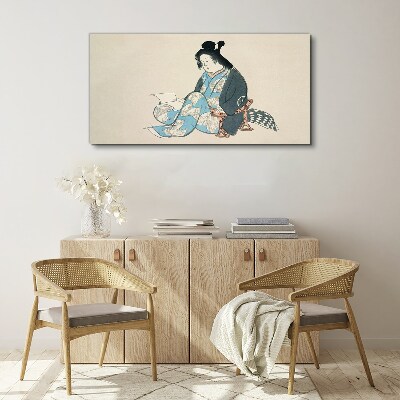 Silence and reflection Canvas print