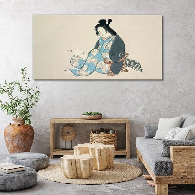 Silence and reflection Canvas print