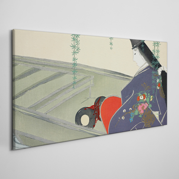 Peace in the garden Canvas print