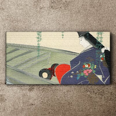 Peace in the garden Canvas print