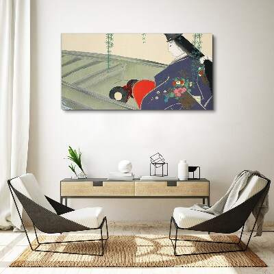 Peace in the garden Canvas print