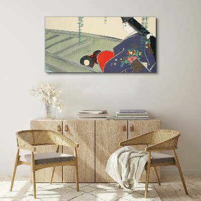 Peace in the garden Canvas print