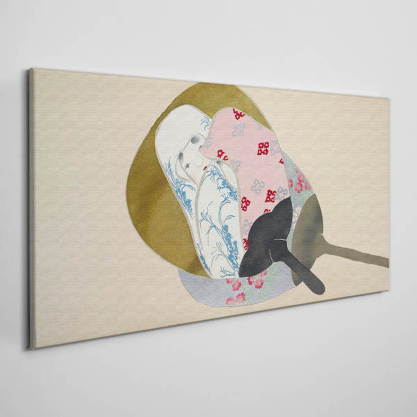 Abstract harmony of shapes and colors Canvas print